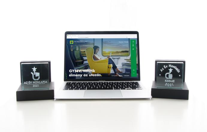 GYSEV Zrt. - az év honlapja 2021